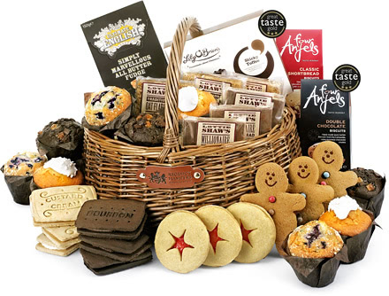Muffin, Flapjack & Biscuit Gift Basket - Large